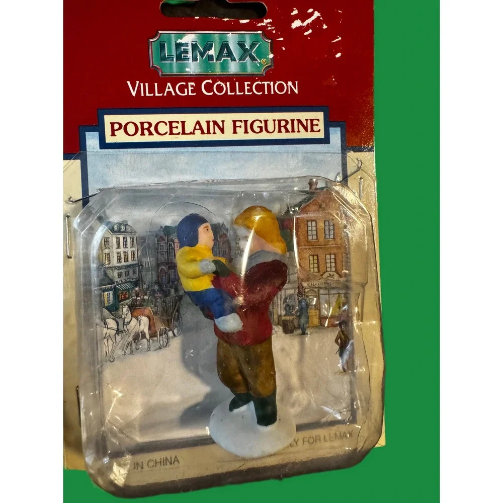 Vintage 90's Lemax Dickensvale Village Collection Porcelain‎ Figurines Set Of 3